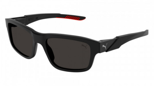 Puma PU0359S Sunglasses, 001 - BLACK with SMOKE lenses