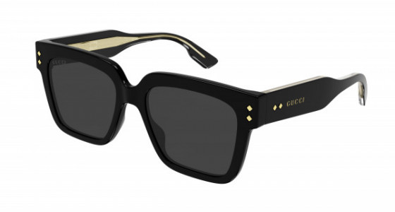 Gucci GG1084S Sunglasses, 001 - BLACK with GREY lenses
