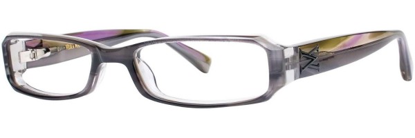 Vera Wang V185 Eyeglasses, Grey Plum