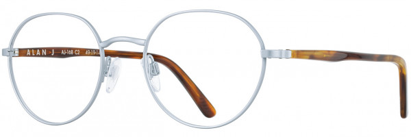 Alan J Alan J 168 Eyeglasses, 2 - Silver / Havana