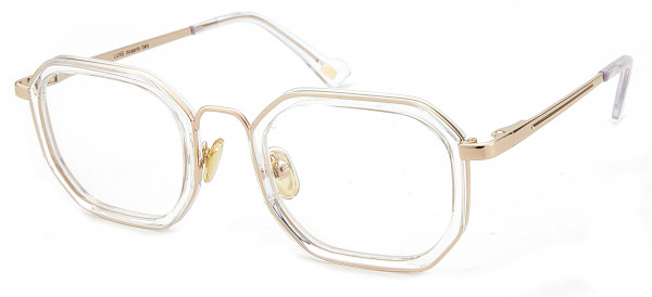 Di Caprio DC505 Eyeglasses, Crystal Gold