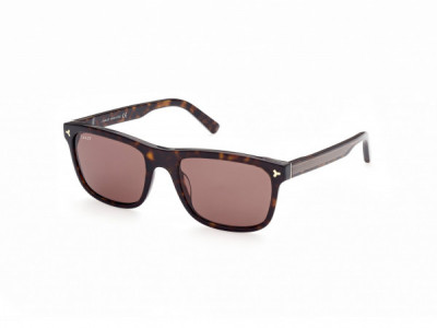 Bally BY0083 Sunglasses, 52J - Classic Dark. Havana & Transp. Grey W. Rose Gold Core / Roviex Lenses