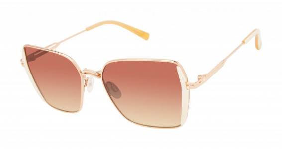 Ted Baker TWS162 Sunglasses, Gold Ivory (GLD)
