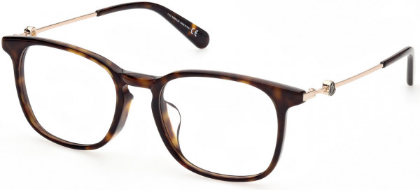 Moncler ML5137-D Eyeglasses, 052 - Dark Havana