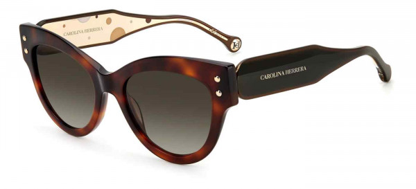 Carolina Herrera CH 0009/S Sunglasses, 005L HAVANA