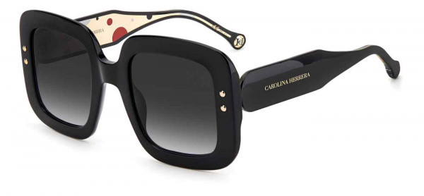 Carolina Herrera CH 0010/S Sunglasses, 0807 BLACK
