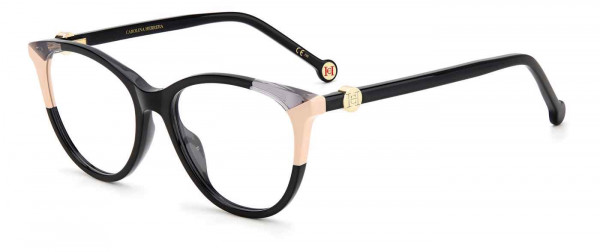 Carolina Herrera CH 0054 Eyeglasses, 0KDX BLACK NUDE