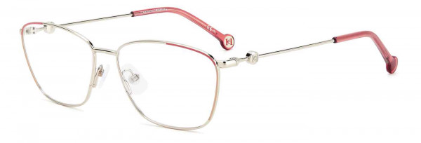 Carolina Herrera CH 0060 Eyeglasses, 0BKU GOLD NUDE