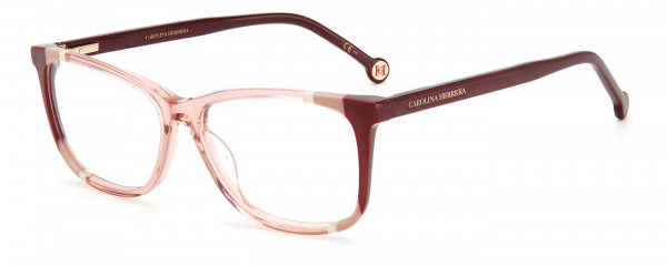 Carolina Herrera CH 0066 Eyeglasses, 0C19 BURGUNDY NUDE