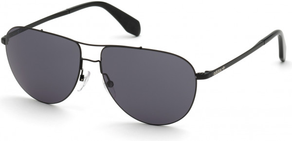 adidas Originals OR0004 Sunglasses, 02A - Matte Black / Smoke Lenses