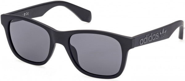 adidas Originals OR0060 Sunglasses, 01A - Shiny Black  / Smoke