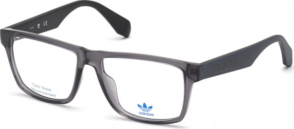 adidas Originals OR5007 Eyeglasses, 020 - Shiny Grey / Black/Monocolor