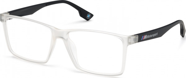BMW Motorsport BS5003 Eyeglasses, 026 - Crystal / Matte Black