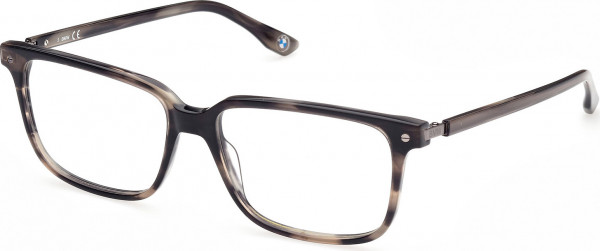 BMW Eyewear BW5033 Eyeglasses, 020 - Grey/Striped / Grey/Striped