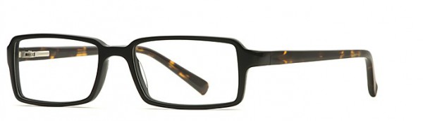 Calligraphy Emerson Eyeglasses, Black/Tort
