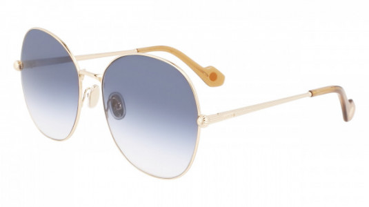 Lanvin LNV119S Sunglasses, (721) GOLD/GRADIENT BLUE