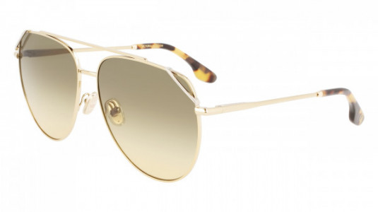 Victoria Beckham VB230S Sunglasses, (700) GOLD-KHAKI