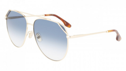 Victoria Beckham VB230S Sunglasses, (720) GOLD-BLUE