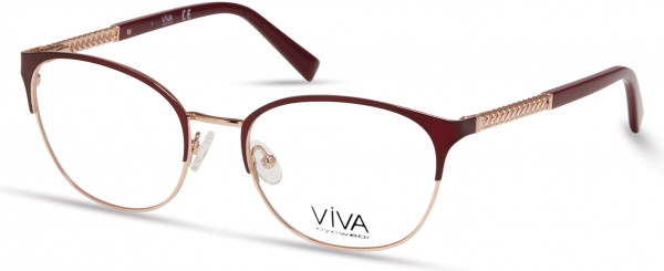 Viva VV4527 Eyeglasses, 070 - Matte Bordeaux
