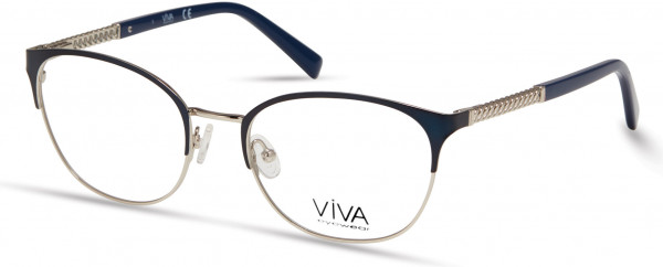 Viva VV4527 Eyeglasses, 091 - Matte Blue