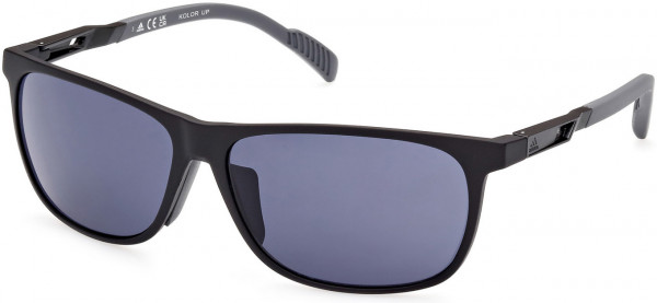 adidas SP0061 Sunglasses, 02A - Matte Black / Matte Grey
