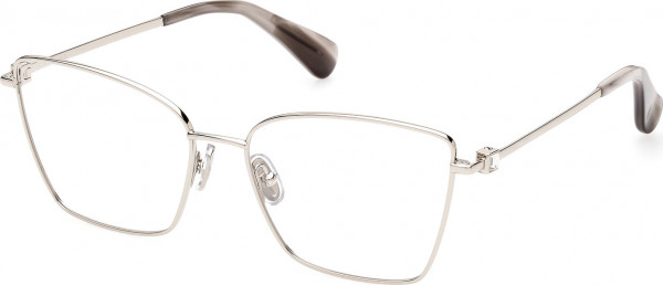 Max Mara MM5048 Eyeglasses, 016 - Shiny Palladium / Shiny Palladium