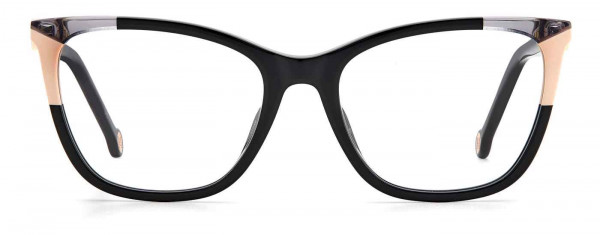 Carolina Herrera CH 0057 Eyeglasses, 0KDX BLACK NUDE