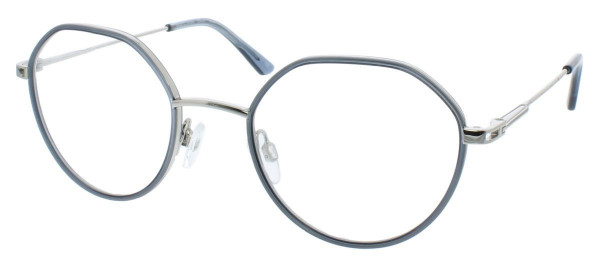 Aspire GREAT Eyeglasses, Blue Transparent/silver