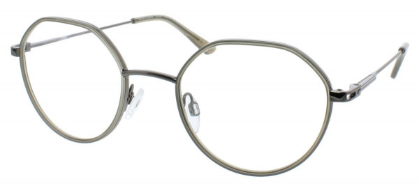 Aspire GREAT Eyeglasses, Taupe Transparent/gunmetal