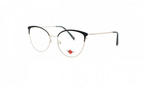 Club 54 Frankie Eyeglasses, Black/Gold