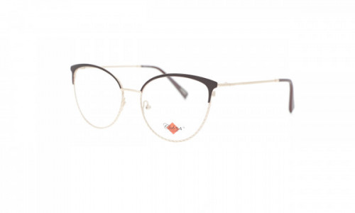 Club 54 Frankie Eyeglasses, Burgundy/Gold