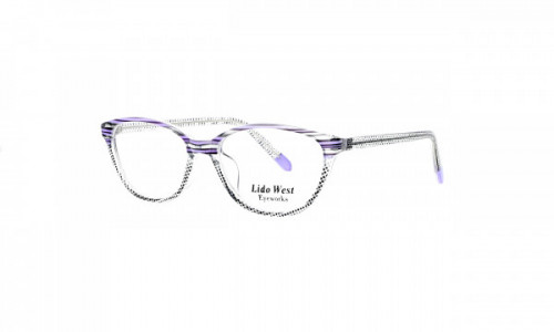 Lido West Coconut Eyeglasses, Purple