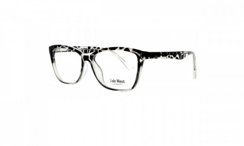 Lido West Craft Eyeglasses, Black Tortoise/Grey