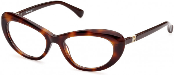 Max Mara MM5051 Eyeglasses, 052 - Shiny Classic Havana, Maxmaragram 