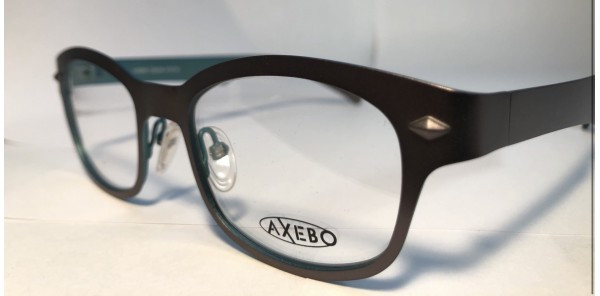 Axebo Celka Eyeglasses, 04-Satin Gun/Seafoam
