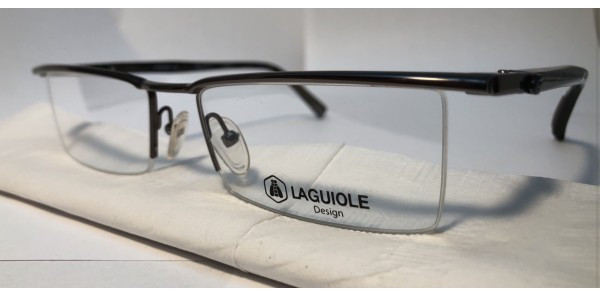 Laguiole Jocco Eyeglasses, 04-Gun/Blk Marble
