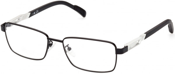 adidas SP5025 Eyeglasses, 002 - Matte Black / Matte Black