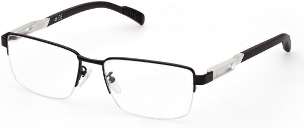 adidas SP5026 Eyeglasses, 002 - Matte Black / Matte Black