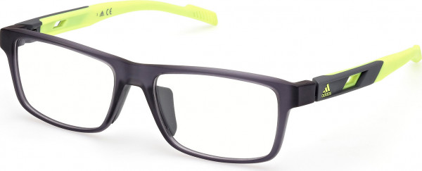 adidas SP5028 Eyeglasses, 020 - Matte Grey / Matte Light Yellow