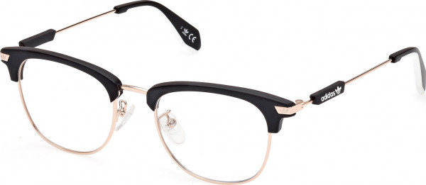 adidas Originals OR5036 Eyeglasses, 005 - Matte Black / Shiny Pink Gold