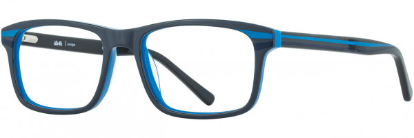 db4k Otto Eyeglasses, 3 - Charcoal / Turquoise