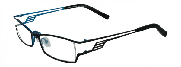 Takumi T9766 Eyeglasses, 090 BLACK/BLACK /SAPPHIRE