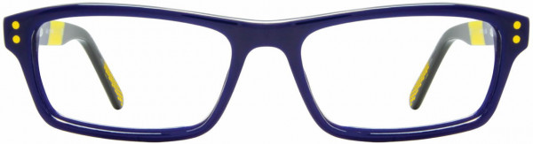 db4k Gearhead Eyeglasses, 1 - Navy / Highlighter