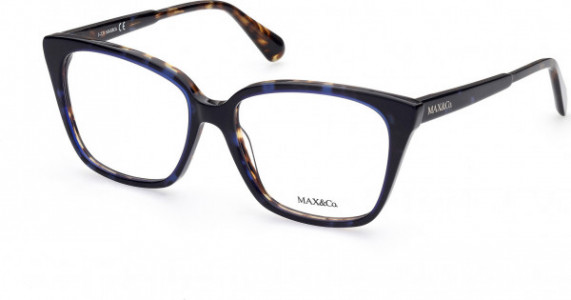 MAX&Co. MO5033 Eyeglasses, 092 - Blue/Havana / Blue/Havana
