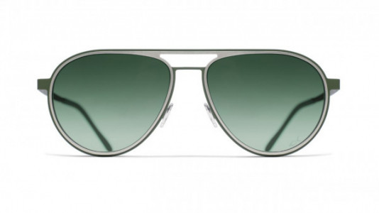 Blackfin Neptune Beach [BF867] Sunglasses, C1464 - Green/Silver (Gradient Dark Green)