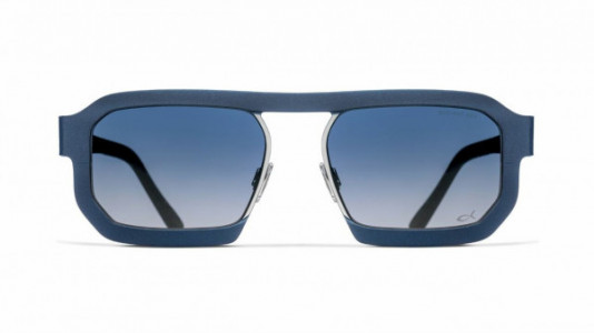 Blackfin Tao [BF924] Sunglasses, C1460 - Navy Blue/Silver (Gradient Dark Blue)