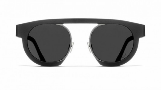 Blackfin Zen [BF977] Sunglasses, C1331 - Black/Gray (Solid Smoke)