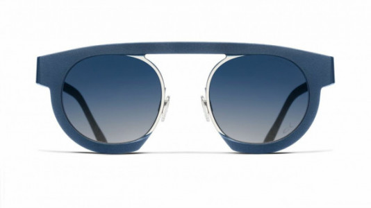 Blackfin Zen [BF977] Sunglasses, C1460 - Navy Blue/Silver (Gradient Dark Blue)