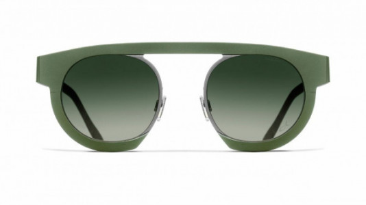 Blackfin Zen [BF977] Sunglasses, C1461 - Green/Gunmetal (Gradient Dark Green)