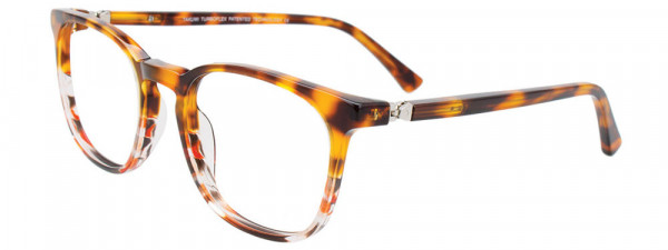 Takumi TK1180 Eyeglasses, 010 - Brn Tort & Or & Grey & Cr Str